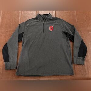 OSU Ohio State University 1/4 Zip Pullover Sweater - Size 2XL (Fit XL)